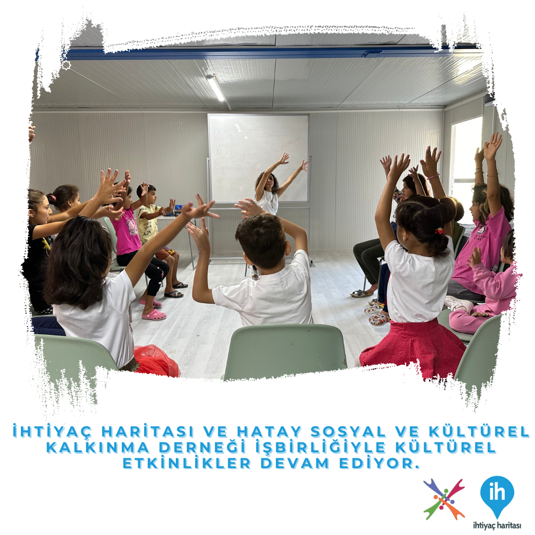 İhtiyaç Haritası ve Hatay Sosyal ve Kültürel Kalkınma Derneği İşbirliğiyle Kültürel Etkinlikler Devam Ediyor -17 Aralık 2023